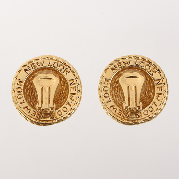 DIOR Round Twist Design Earrings - Picture 2 of 3